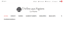 Tablet Screenshot of larbreauxpapiers.fr